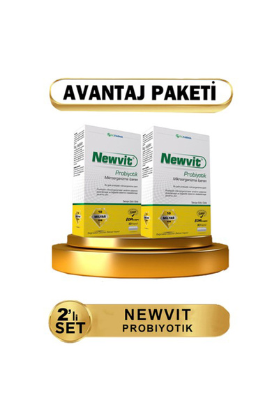 Newvit Probiyotik 30 Drcaps Kapsül 2 li ( Avantajlı Paket )