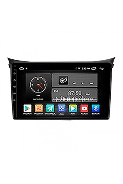 DUMYNAV Navigație dedicată pentru Hyundai i30 2011-2016 Android 14 4GB RAM 64...