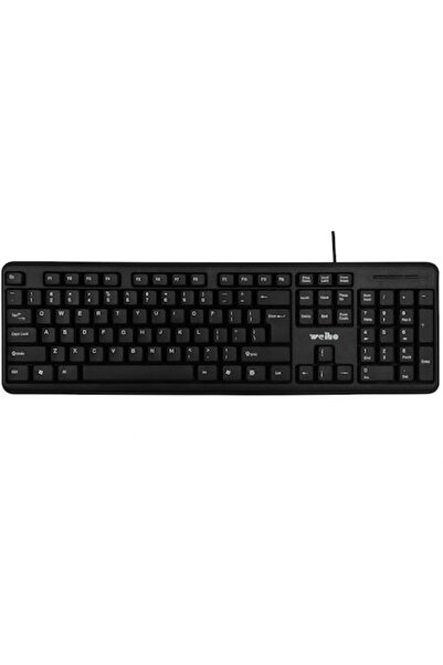 weibo Wired USB Office Keyboard, US Layout, Ergonomic Design