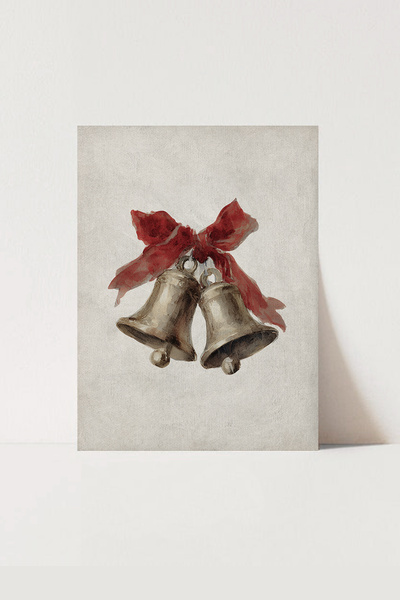 HOME DEKORİSTA Yeni Yıl Temalı Vintage Poster, Galeri Duvarı, Sanatsal Baskı, Yılbaşı, Christmas