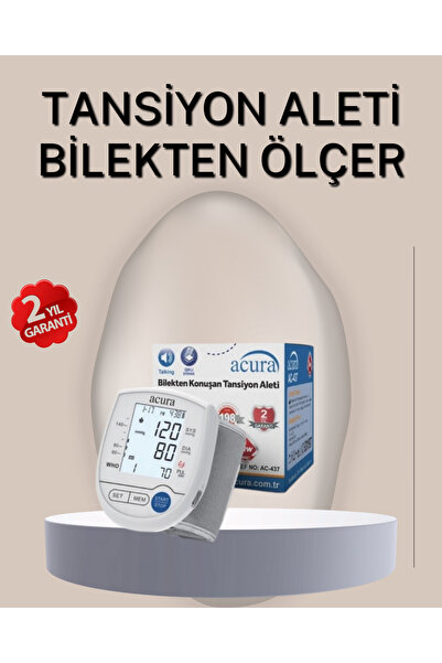 Clevora Bilekten Ölçer Tansiyon Aleti Şarjlı-Pilli Hafızalı Pratik Kullanım