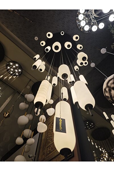 Cristalin Aydınlatma Galeri Boşluğu Sarkıt 31'li Avize