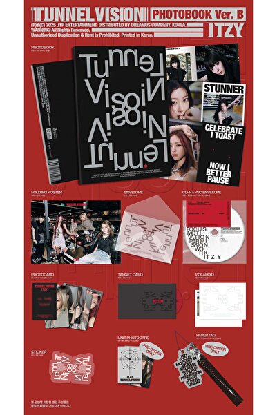 tays store ITZY - [TUNNEL VISION] Photobook Ver. Album