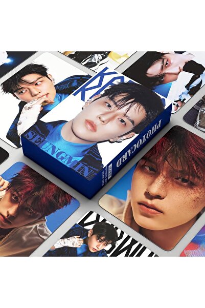 Kpop Dünyasi STRAY KIDS Seungmin '' Karma '' Çift Yön Baskılı Lomo Card Seti