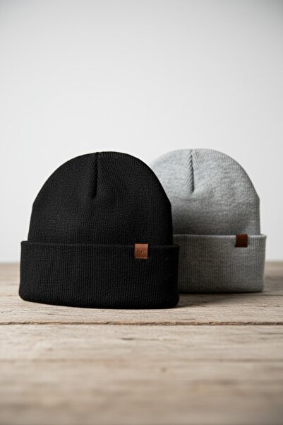 luismorro طقم قبعة تريكو للجنسين مصنوع من الأكريليك بنسبة 100% مكون من قطعتين...