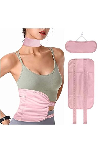 Remy Belle مجموعة لفافات زيت الخروع العضوية القابلة لإعادة الاستخدام للخصر وا...