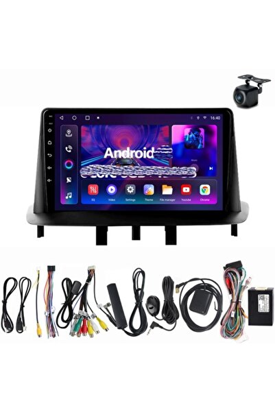 DUMYNAV Renault Megane 3 (2008-2014) Navigație Android 14, 4GB RAM, 64GB, ecr...