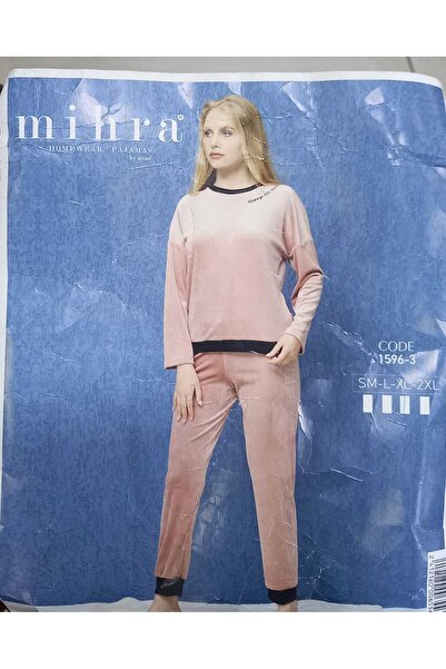 Mihra Velvet Pajama Set 1596-3