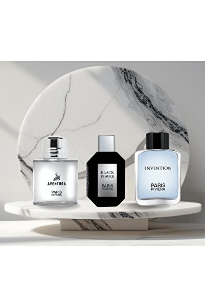 Paris Riviera Set 3 parfumuri ARABESTI de Barbati 100ML - AVENTURA - INVENTIO...