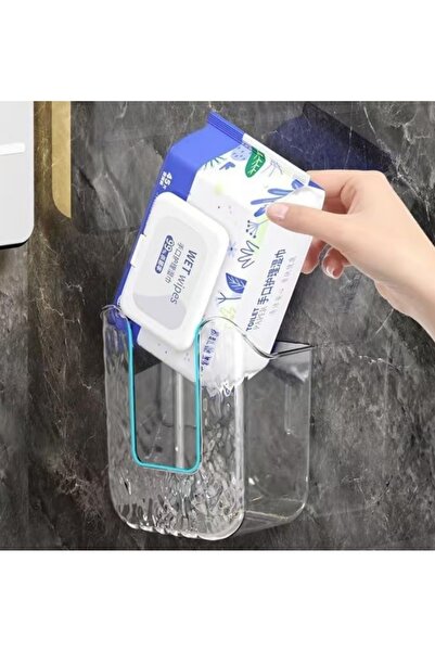 OEM Set de 2 buc Suport de perete din plastic pentru servetele umede, transpa...