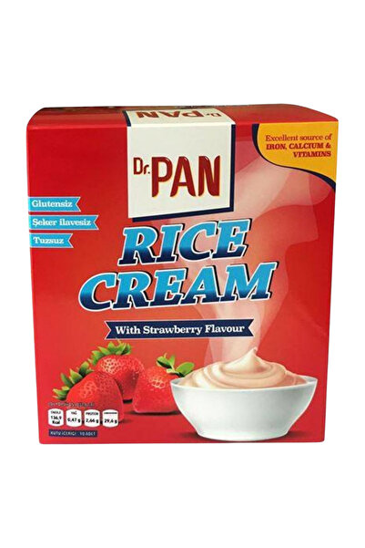 Dr Pan دكتور بان رايس كريم فراولة 400جم-DR Pan Rice Cream