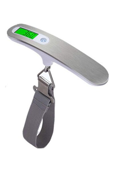 Generic Digital Travel Portable Hand Luggage Weighing Scale 50kg Silver