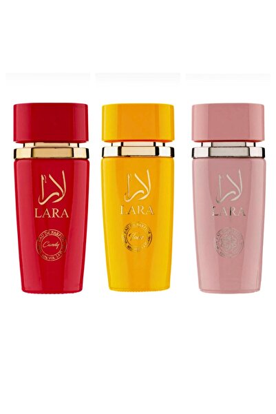 Al Fakhr Perfumes SET OF 3 WOMEN'S PERFUMES LARA + LARA CANDY + LARA TOUS 100 ML