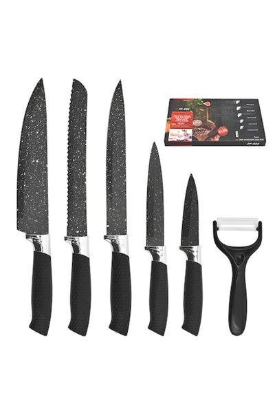 OEM Set profesional de cuțite de bucătărie, format din 6 piese, lame din oțel inoxidabil