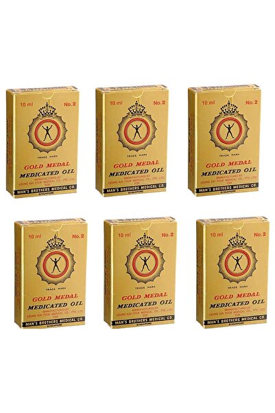Gold Medal زيت مسكن للألم طبي 10 مل (عبوة من 6 قطع)