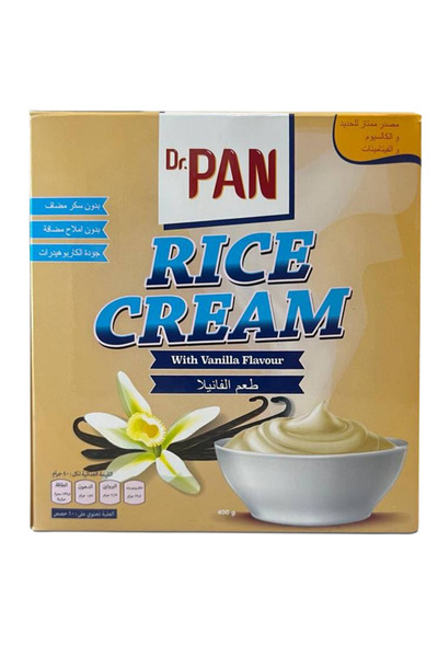 Dr Pan دكتور بان رايس كريم فانيلا 400جم-DR Pan Rice Cream