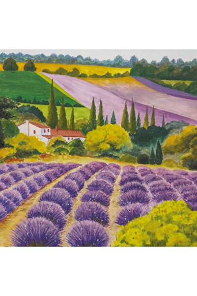 Ti Flair SCENIC LAVENDER FARM DESENLİ KAĞIT PEÇETE