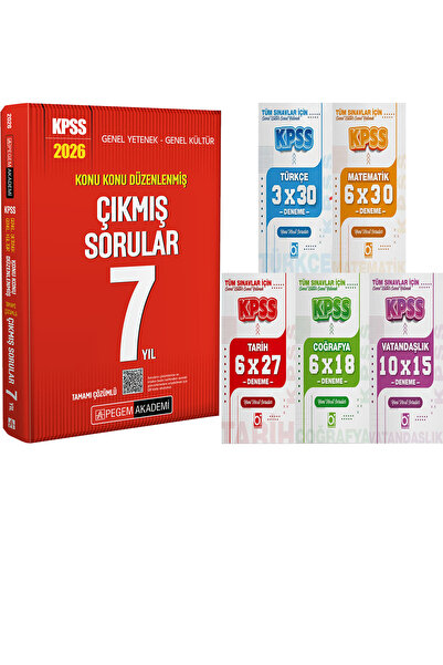 Benim Hocam Yayınları 2026 KPSS Konu Konu Düzenlenmiş Çıkmış Sorular 7 Yıl - ...