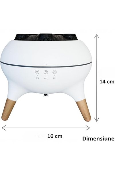 OEM Umidificator aromaterapie, yoga, relaxare, birou, 7 culori, pulverizare forma meduza, telecomanda