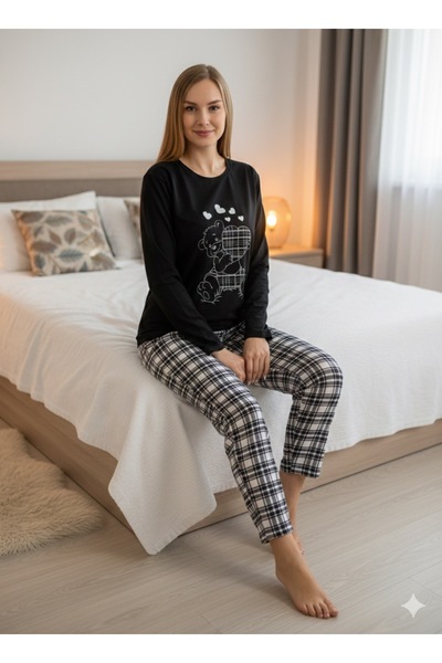 Rüyam Women's Long Sleeve Pajama Set
