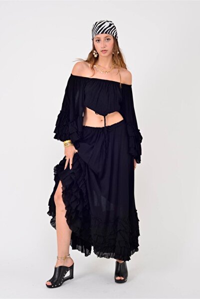 elite aura collectıon Bohemian Gypsy Spanish Kol Fır Fırlı Set