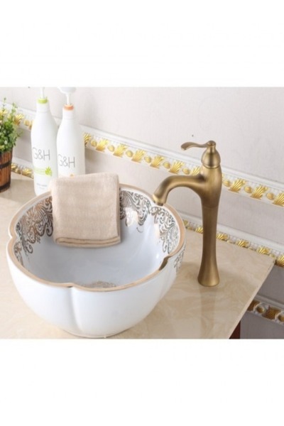 Smack Antique Bronze Tall Basin Faucet, 1762