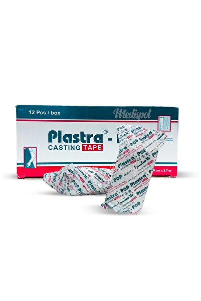pharmaplast 12 قطعة من شريط صب POP Plastra مقاس 10 سم × 2.7 متر
