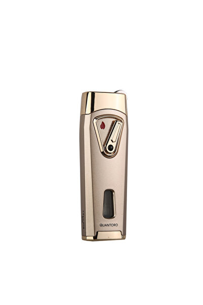 Quantoro MGM05-55 Çift Jet Alev Pearl Gold Çakmak