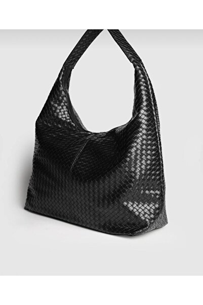 ÖZAR STORE Braided Leather Patterned New Season Bag