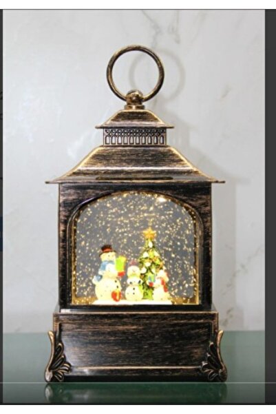 lowell home Yılbaşı Temalı Işıklı Müzikli Kar Küresi Model 3