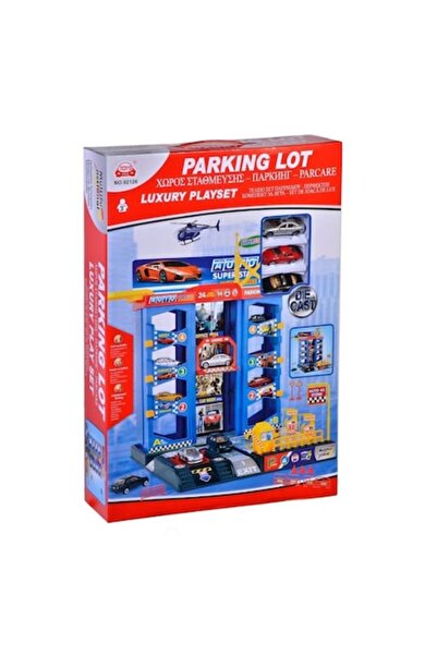 OEM Vertical Garage Set with Toy Cars for Children, Accessories Included, Mul...