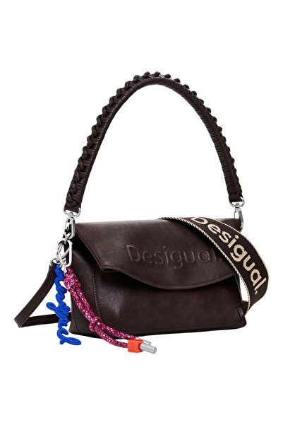 Desigual Half Logo Trokel Choco 6L bag - 25WAXP70-6009