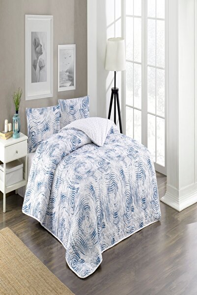 Kristal Single Four Seasons Quilted Duvet Cover Set Spiral