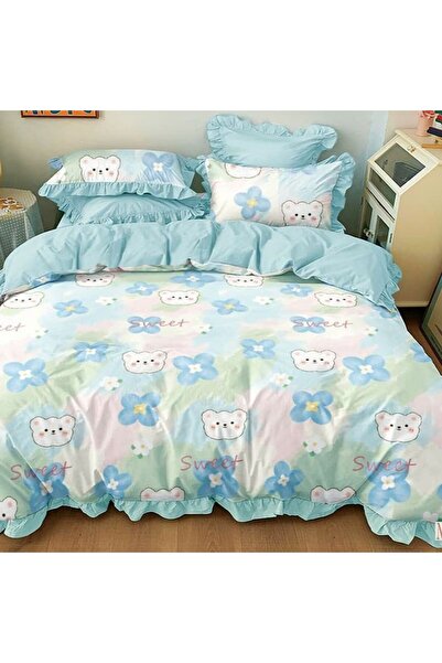 Reiashn Heads Diamond Floral Summer Single and a Half Bedspread