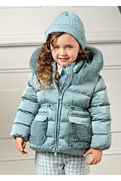 MAYORAL Abel&lula Kürk Detaylı Kız Çocuk Mont