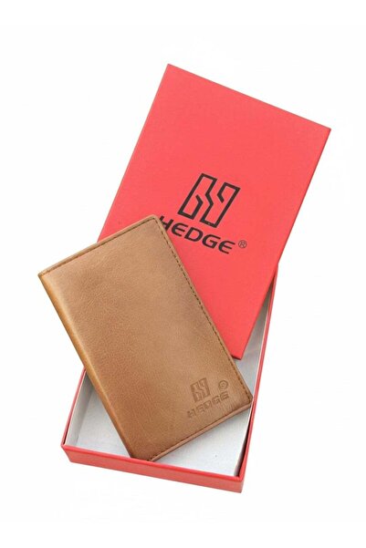 Hedge Genuine Leather Long Bifold Wallet for Men – Slim Design with 10 Card Slots