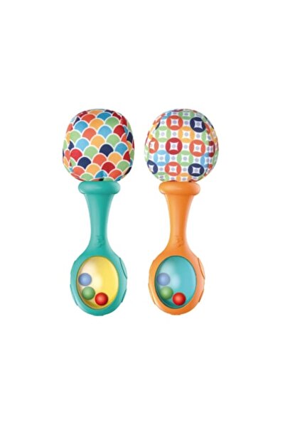 OEM Set of Baby Rattles, Interactive Toys with Sounds, Bright Colors, 1 year