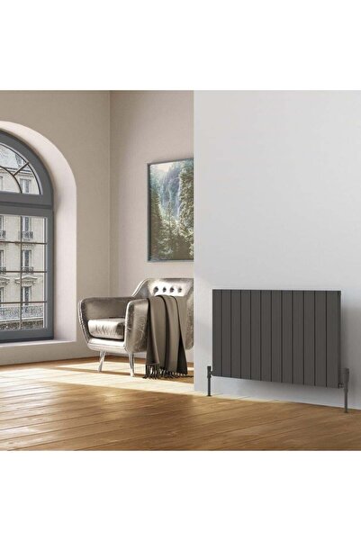 Lojimax Alüminyum Dekoratif Radyatör Bianco 600x416mm 5 Dilim Parlak Eloksal ...