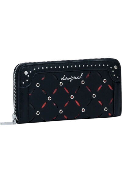 Desigual Μαύρο πορτοφόλι Yankee Fiona - 25WAYP33-2000