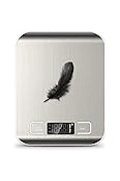 HP Sainsh Digital Kitchen Scale 5kg x 1g Slim LCD Home Scale - HP, Silver