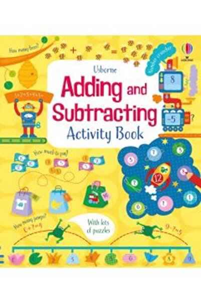 Usborne Caiet de activități pentru adunarea și scăderea