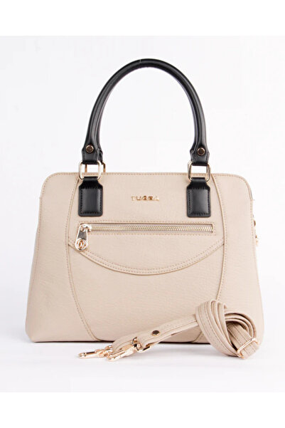 Tuğba Women's Shoulder Bag with Front Pocket and Adjustable Strap T4834
