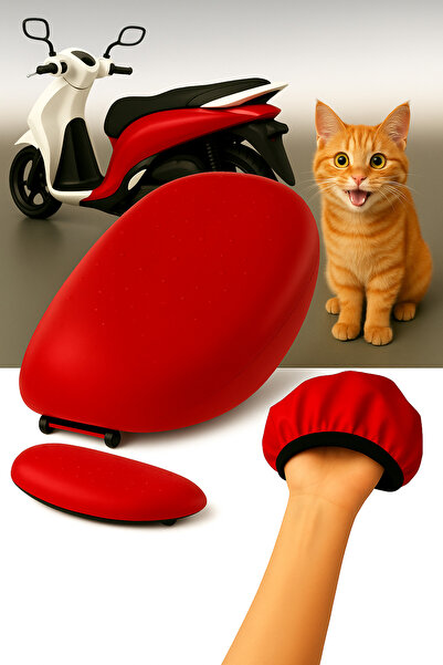 lawrenceshop Husa pentru șa din piele pentru motocicletă compatibilă cu Kanuni Cross 250, impermeabilă