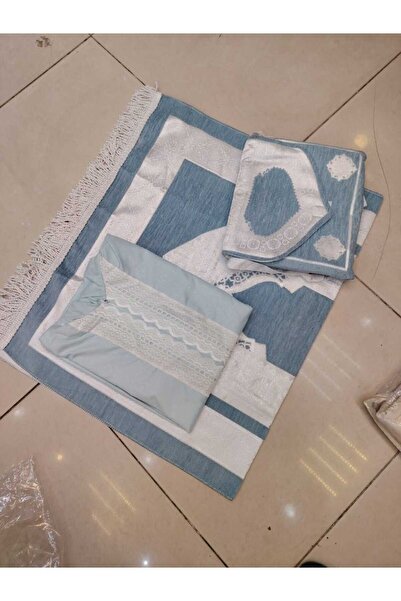 Gerenic Prayer mat and prayer sheet set with Quran