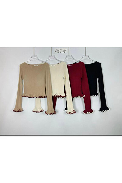 OEMN Women's 2-Piece Set Blouse and Knit Skirt