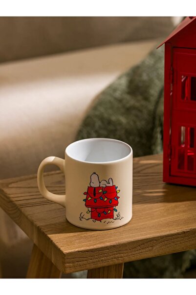 LC Waikiki Lcw Home Mixed Snoopy Printed Porcelain Mug 320 ml