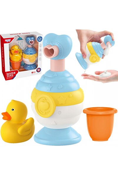 woopie Jucarii de baie bebe/copii Set cana + rata + dozator de sapun BABYJucarii de baie bebe/copii