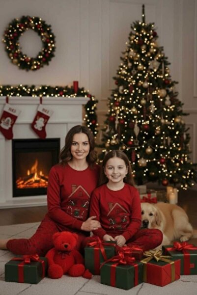 NiCe İç Giyim SET DE PIJAMALE PENTRU COPII ROȘII (5-12 ANI) BUMBAC SUBȚIRE TH...