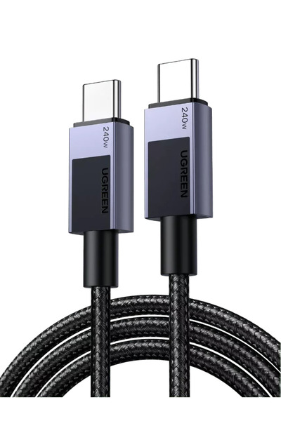 Ugreen Cablu USB-C la USB-C 240W Super Fast Power Delivery, 2m, Negru