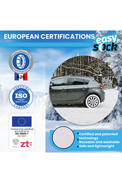 Easysock Huse textile antiderapante pentru zapada Easy Sock marimea L
